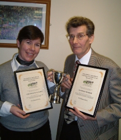Collecting our awards at Lamma 2009